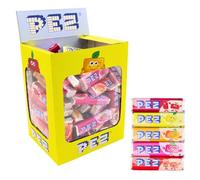 PEZ Refill Box, Mixed Fruit Flavoured Mix, Retro Vegan Gift Sweets, 850 g (Pack of 1)