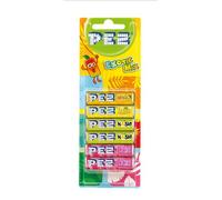 PEZ Refill Pack, Exotic Flavour Mix, Retro Vegetarian Gift Sweets, 6 x 17 g (Pack of 18)