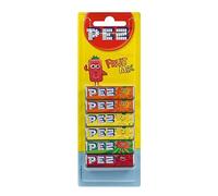 PEZ Refill Pack, Fruit Flavour Mix, Retro Vegetarian Gift Sweets, 6 x 17 g (Pack of 18)