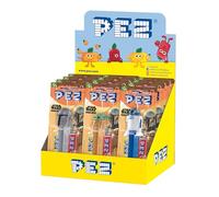 PEZ Star Wars Mandalorian Character Sweet Dispenser, Retro Vegetarian Gift Candy, 2 x 17 g Refill Packs (Pack of 12)