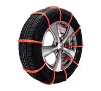 Peziang Emergency Snow Chain, Universal Snow Tie, Tire snow chains Nylon Snow Chains, All-Road Snow Ties -Reusable for All Vehicles, Snow Mud Chains Tire Width 145mm-295mm (10Pcs)
