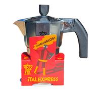 Pezzetti Italexpress Moka Pot, Silver - 1 Cup