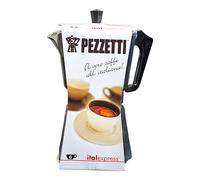 Pezzetti Italexpress Moka Pot For Espresso , Silver - 6 Cup (Espresso)