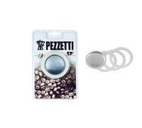 Pezzetti Steelexpress Replacement Parts Set 6 Cups (2 Seals + 1 Filter Insert)