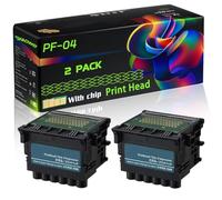 PF-04 Compatible for Canon Print Head with Chip imagePROGRAF IPF 650 IPF 685 IPF 755 IPF 780 IPF 655 IPF Printers (2-Pack Black)