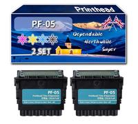 PF-05 Printhead Compatible for Canon imagePROGRAF iPF6300 iPF6300s iPF6350 Printers, High-Definition Printing Effect with Chip, 20000 Pages (2 Set)