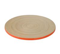 PF-1104411 Kyoto Spun Bamboo Placemat, Orange - Eco-Friendly, Heat-Resistant, Stain-Resistant, Versatile Placemat and Trivet, 25x25 cm