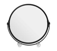 PF-1607033: Black Metal Swivel Shaving Mirror, Free-Standing, 1x/2x Magnification (Single/Double)