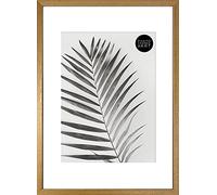 pf+a A3 Wooden Frame With Mount For A4 - REAL GLASS - A3 for A4 Wood Picture Frame