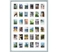 pf+a Perspex Window Instax Mini Multi Photo Frame For 36 Photos - Green A2 Multi Instax Mini Picture Frame
