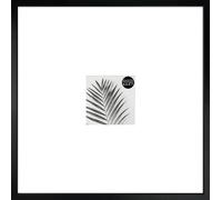 pf+a Premium Wood Photo Picture Frame Thin Tradition Signature Oversized Mount Picture Frame For 5x5 Photo - 16x16 For 5x5 Winchester Black/Large Square Frame For 5x5 Photo