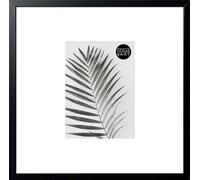 pf+a Premium Wooden Photo Frame - Thin, Traditional, Natural REAL GLASS Black Wooden Frame For 7x5 Picture With Mount - Winchester Black 12x12