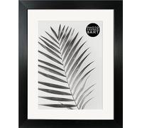 pf+a REAL GLASS 10x8 For 8x6 Photo Frame - Premium Oxford Black Picture Frame - 8x10 Photo Frame - 8x6 With Mount