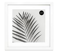 pf+a REAL GLASS 12x12 With White Mount For 10x10 Photo - Frame For 10x10 With Mount - White Square Picture Frame