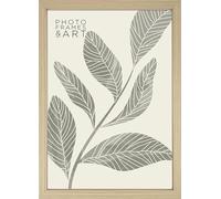 pf+a REAL GLASS A3 Light Oak Picture Frame - A3 (29.7x42cm) Oak Effect Photo Frame