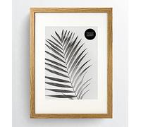 pf+a REAL GLASS A4 Picture Frame With Mount - A3 For A4 Oak Effect Photo Frame / A4 Frame With Mount