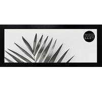 pf+a REAL GLASS Black Panoramic Frame For 12x5 Photo - 12x5 Oxford Black Panoramic Picture Frame