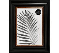 pf+a REAL GLASS Vintage Black A5 Picture Photo Frame Black Copper Gold