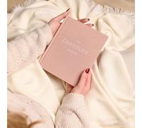 pf+a The Gratitude Journal, Linen Hardcover, 160 Pages, Blush Pink