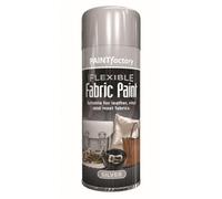 Pf Flexible Fabric Paint Silver Metallic Finish For Textiles And Crafts 200Ml - 1068