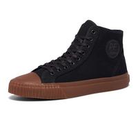 PF Flyers Unisex Center High-Top Sneaker, Black/Gum, 10.5 Women/9 Men