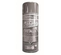 Pf Metallic Silver Paint 200Ml Can Smooth Decorative Finish - 7137