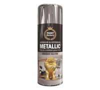 PF Metallic Silver Spray Paint 400ML - High Gloss Shimmering Finish | Paint Factory Speciality Coating Spray Paint | Excellent Coverage & Adhesion | Interior & Exterior Use