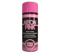PF Neon Spray Paints - 200ml - Bright Orange, Yellow & Pink Fluorescent Spray for Craft, DIY, Wood, Metal & Decorative Projects (Neon Pink - 5390)