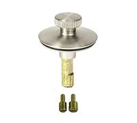 PF WaterWorks PF0950-BN Universal Lift N Turn (Twist Close) Bath Tub Drain Stopper - (3/8" Or 5/16") - Brushed Nickel