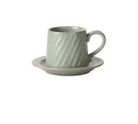 pF0jL6mG Ceramic Mugs Large Capacity Ceramic Spotted Striped Mug Office Water Cup Home Coffee with Saucer 300ml Coffee Mug