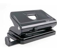 PF810MB1 810 2-Hole Metal Punch, 12 Sheets Capacity, Black