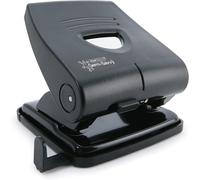 PF827PB2 Germ-Savvy Antibacterial, 827-P 2-Hole Punch, 30 Sheet Capacity, Black