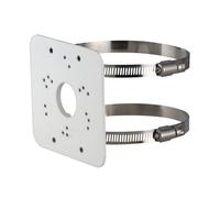 PFA152-E Security Camera wall Mounted, Outdoor Metal Camera Pole Bracket, Easy to Install, Adjustable Outdoor Bracket for Dome Or Bullet CCTV On Poles Or Flat Surfaces