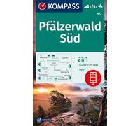 Pfälzerwald Süd (473): 2in1 Wanderkarte inklusive Karte zur offline Verwendung in der KOMPASS-App. Fahrradfahren. Reiten.