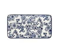 Pfaltzgraff Gabriela Floral Rectangle Platter, 14.75 Inch, Blue and White