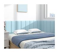 PFCDZDU Peel And Stick Headboard, 3D Anti-Collision Upholstered Wall Panel, Self Adhesive Sponge Wall Sticker For Home Bedroom, Easy Assemble (Color : Blue, Size : 20x50cm)