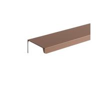 PFCFPNMTGV Morandi Color Hidden Cabinet Handle Long Aluminum Alloy Closet Furniture Handles Dresser Drawer Knob Door Pulls Hardware Cabinet door handle(Bruin,Length 1000mm)