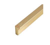 PFCFPNMTGV Solid Aluminum Cabinet Handles - Brushed Gold Long Rounded Corner T-Pulls,80-1200mm for Kitchen Wardrobe Drawers Cabinet Door Handle(Brushed Gold,120mm)