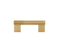 PFCFPNMTGV Solid Brass New Linear Cabinet Knobs Long T-bar Furniture Wardrobe Drawer Handles Pull Closet Bars Square Feet Cabinet door handle(CH052-MB-128150)