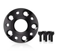 Pfdwmdoi Hub Wheel Shims For Q2 Flange Plate 15/20/25/30/35mm 2/4Piece 5x112 57.1 M14 X 1.5 Hub Centric Black Forged Wheel Spacer Wheel Spacer(2Piece 30mm)