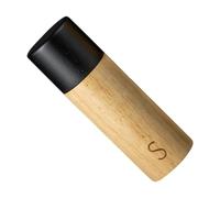 Pfeffermü - 230 g Portable Acrylic Salt and Pepper Mill Set | Easy to Use Manual Salt and Pepper Mill | Wooden Sea Salt Mill for Home Kitchen Accessories and Grinding Various Spices