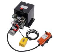 Pfeilzieher 8 Quart Hydraulic Pump, 1.2KW DC12V Double Acting Hydraulic Power Unit with Wireless Remote Control, Powerful Motor for Hydraulic Trailers, Lifting Platforms