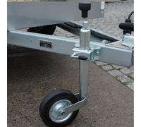 Pfeilzieher Beach Boat Trailer Jack - Trailer Guide Wheels With Clamping Supports, Heavy-Duty Bolt-On Swivel Jack, Swivel Lifting RV Parking Bracket Legs, With 8-Inch Wheel, 330 Lbs Wheel