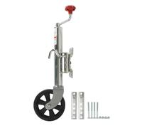 Pfeilzieher Swivel Trailer Tongue Jack 1500lbs Adjustable Boat Trailer Jack with 8 Inch Wheel Heavy Duty Swivel Boat for Yachts Trailers RV (Nylon Wheels)