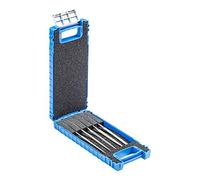 Pferd 15842051 Diamond Needle File Set 140mm D91 5 pcs, Silver, 140 mm