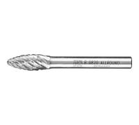 PFERD 22407136 Burr Flame 60mm Ø8mm Shank 6mm HSS 1-pc milling pin