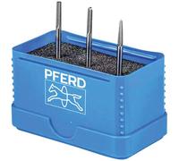 PFERD 22900833 Burr set HSS 18 milling pins 6mm shank break-proof box