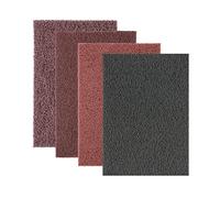 PFERD 44698001 Polinox Fleece Hand pad Set, 4 Pieces, 154 x 224 mm, A100, A180, A280, SIC400, for fine Sanding and Finish