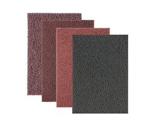 PFERD 44698001 Polinox Fleece Hand pad Set, 4 Pieces, 154 x 224 mm, A100, A180, A280, SIC400, for fine Sanding and Finish