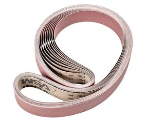 PFERD 45009608 Sandpaper belt 80 grit 2000x75mm 10pcs for hard metals